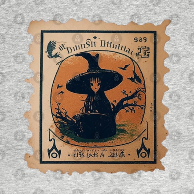 Hocus Pocus 4 Stamp - Postage Stamp Series by SLMGames